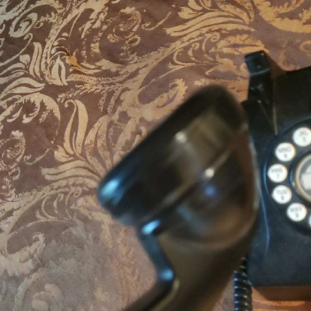Restoration Hardware Black Vintage Telephone